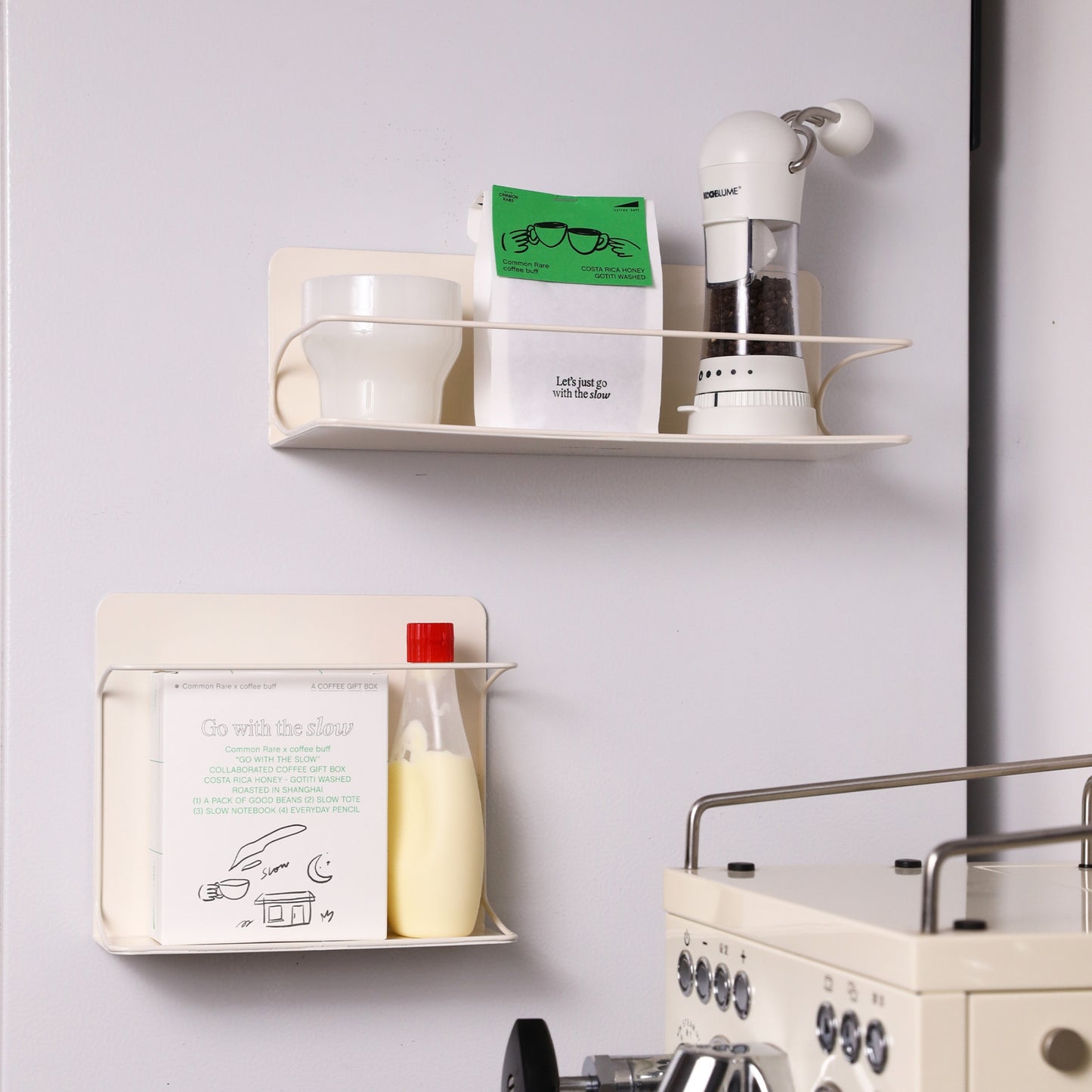 Magnetic Fridge Organizer Rack