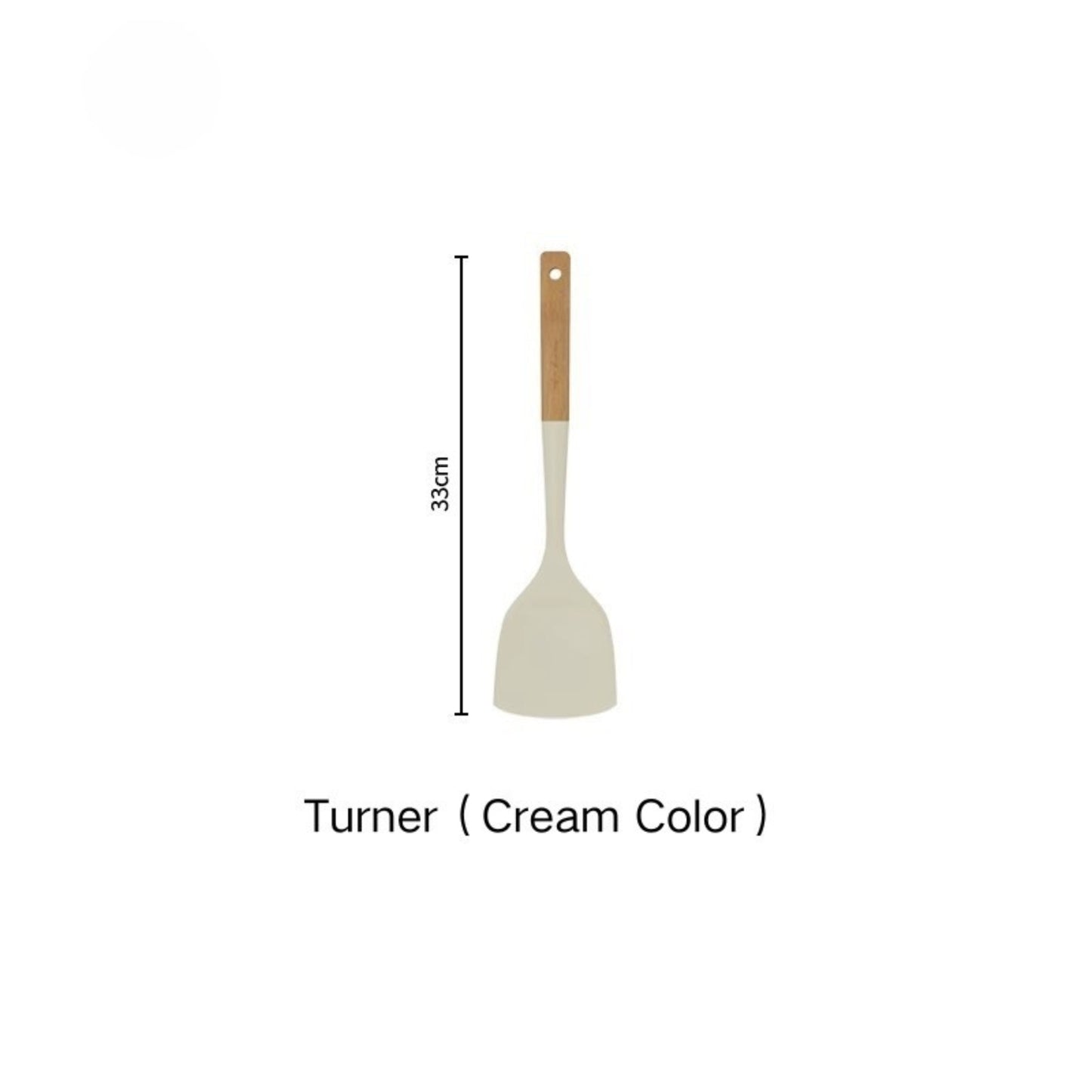 Silicone Kitchenware wooden handle