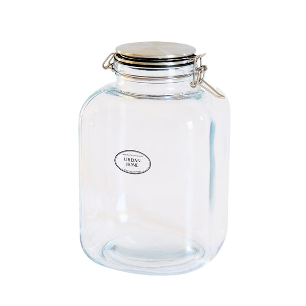 1 Gallon Glass Jar with Stainless Steel Lid
