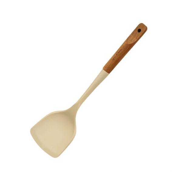 ubenkaku silicone solid turner with wooden handle