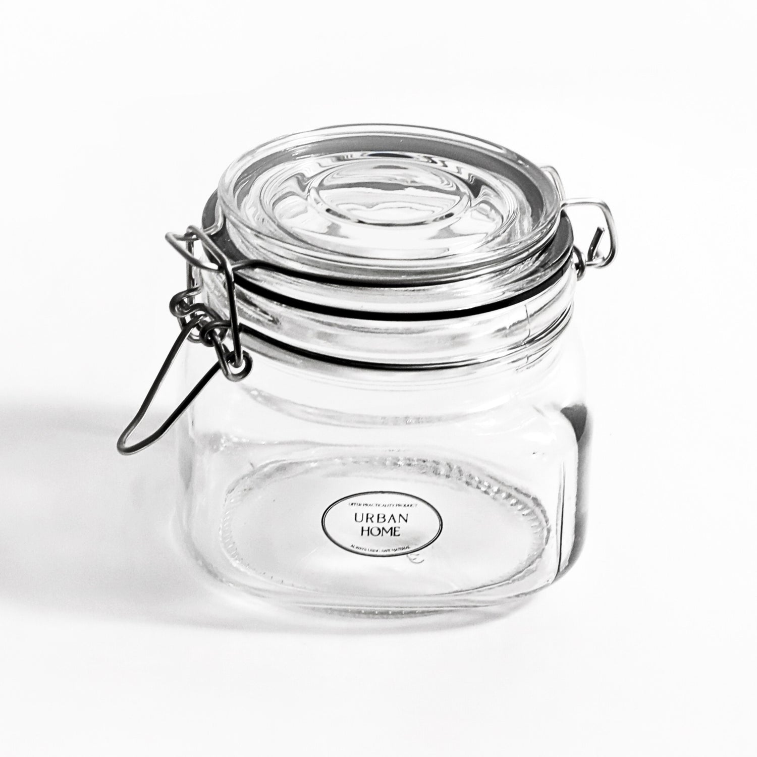 ubenkaku clear sealed glass storage jar 16oz