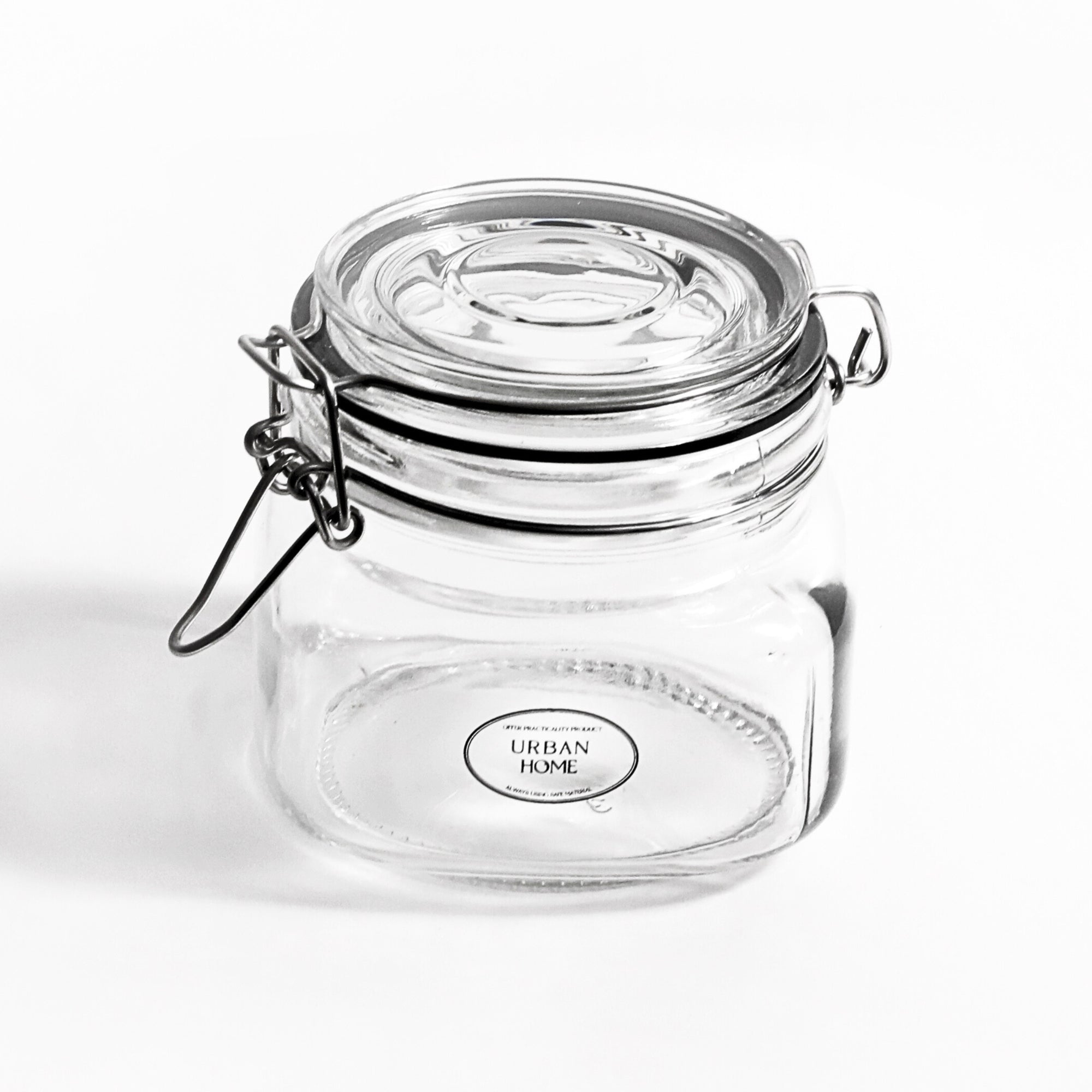 ubenkaku clear sealed glass storage jar 16oz