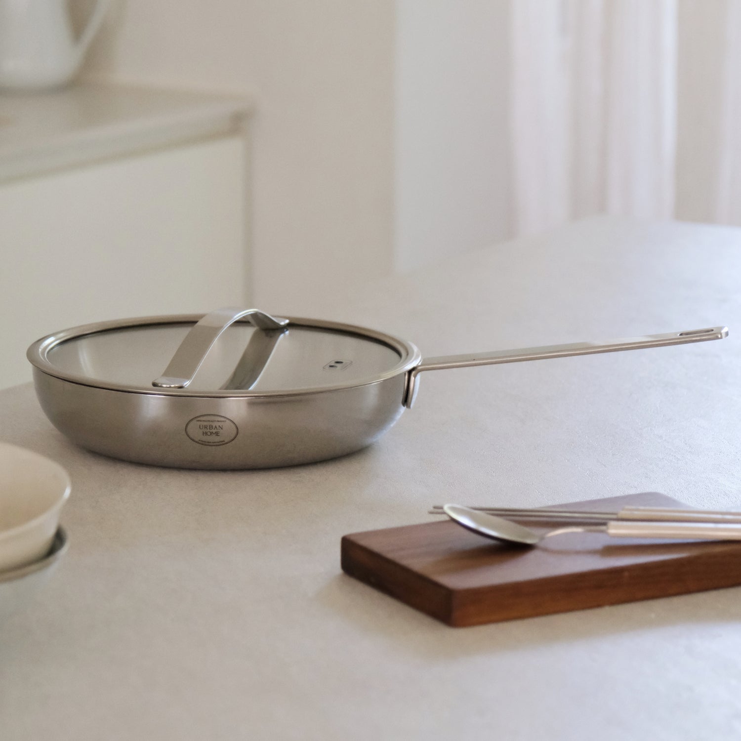 ubenkaku 304 stainless steel frying pan