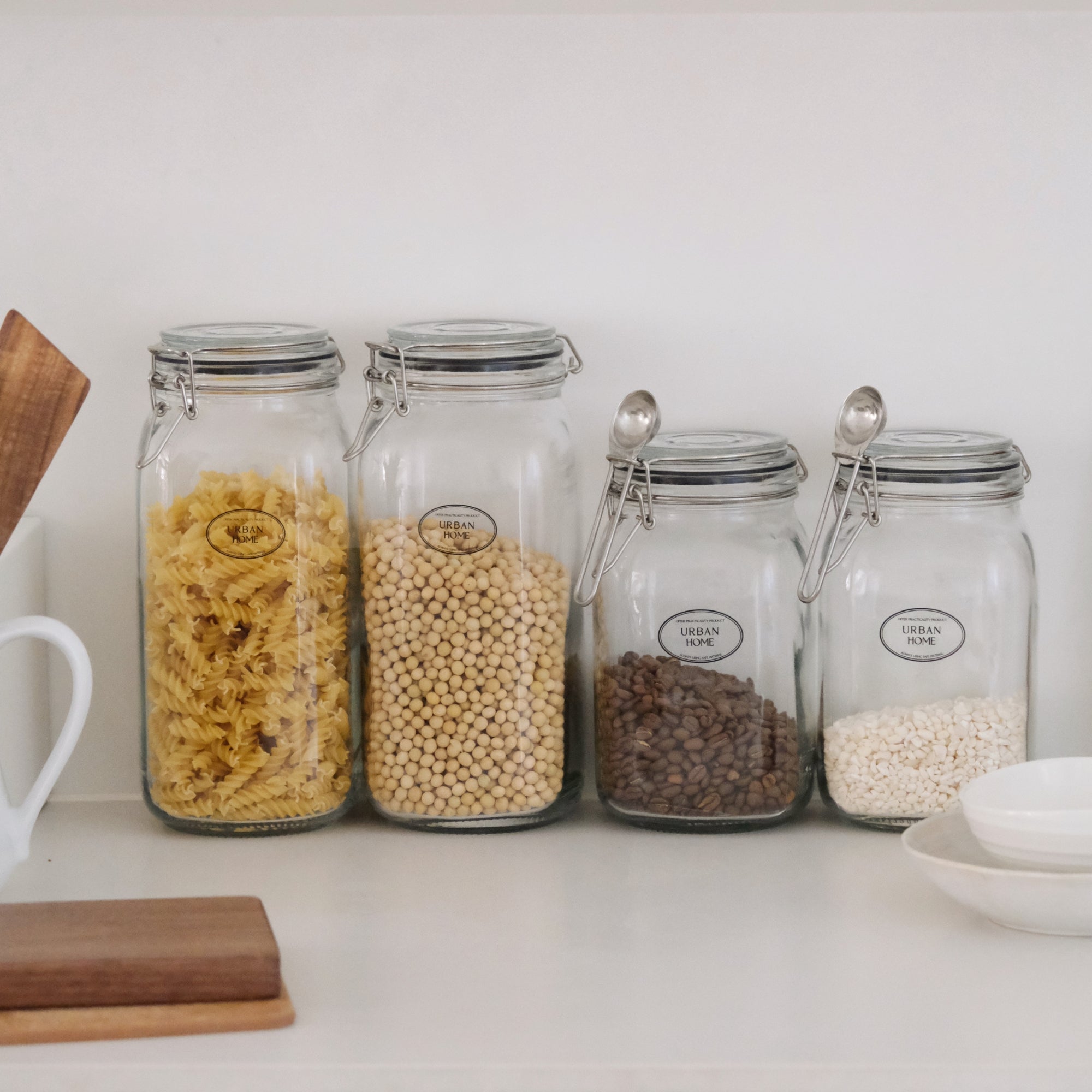 64 oz Tall Glass Jar with Lid