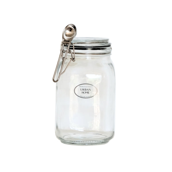 48 oz Glass Jar with Lid & 5ml Spoon