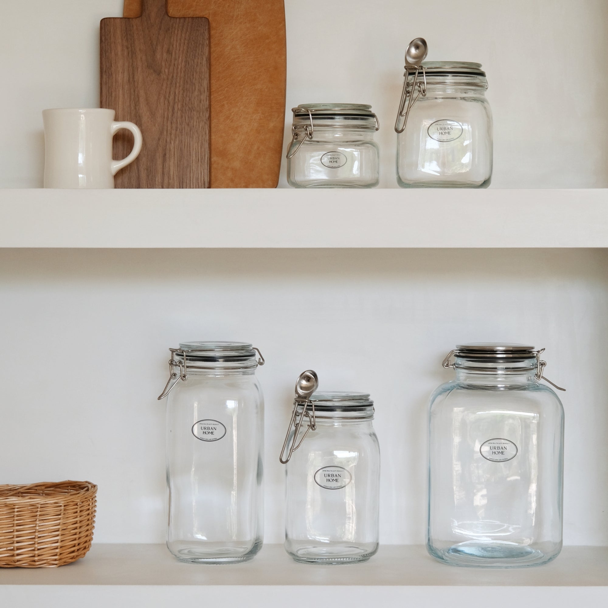1 Gallon Glass Jar with Stainless Steel Lid