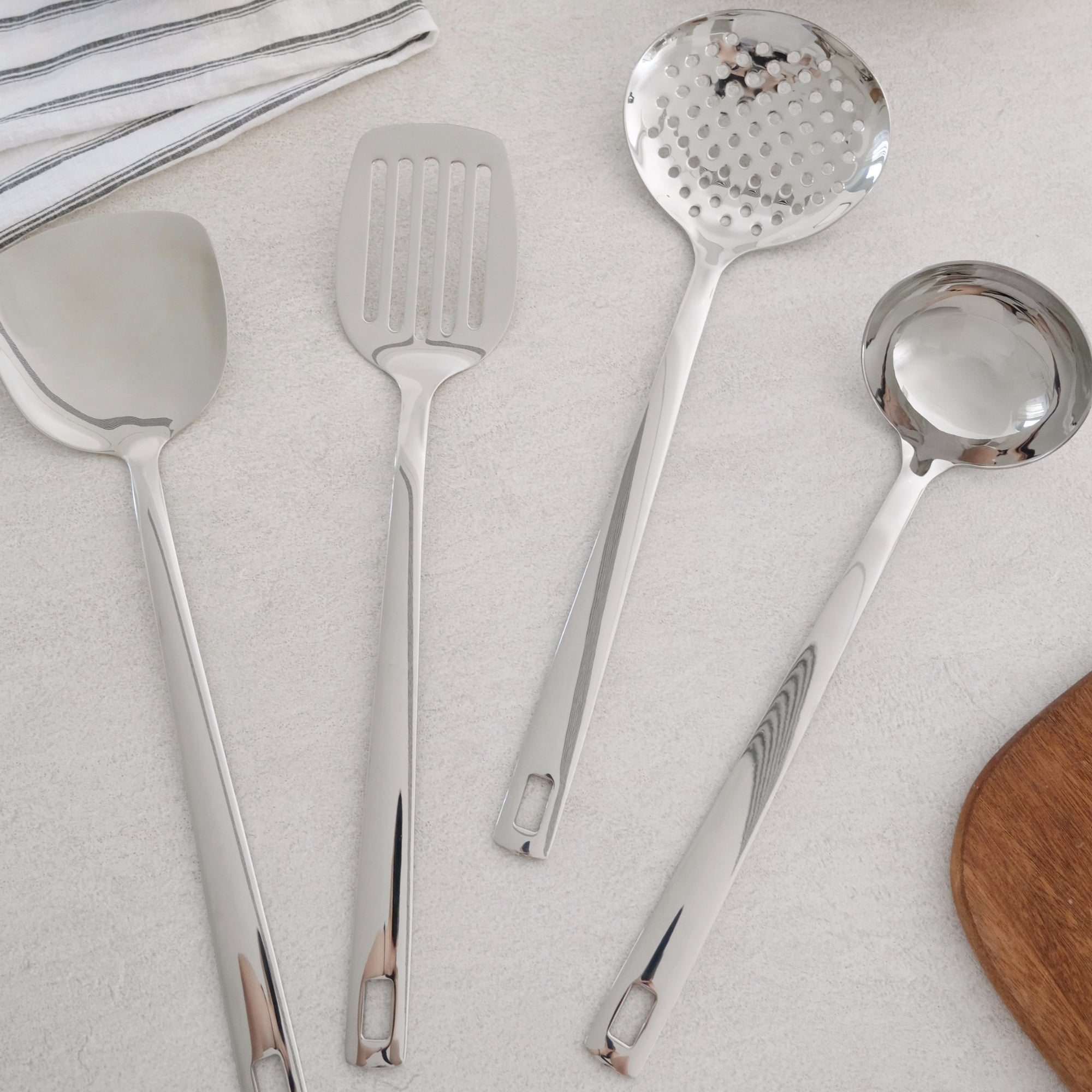 14-inch Stainless Steel Slotted Spoon