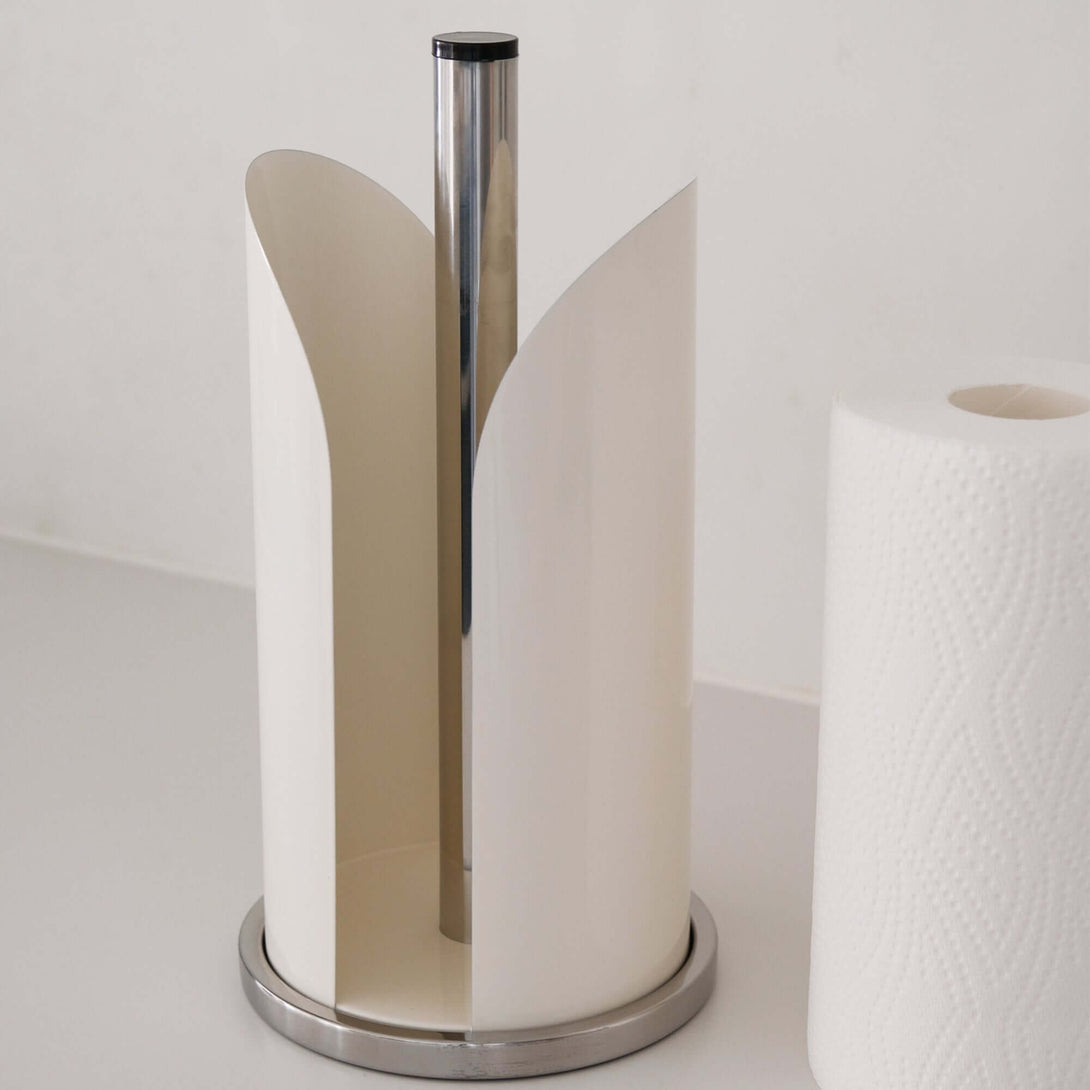 ubenkaku modern kitchen roll holder cream