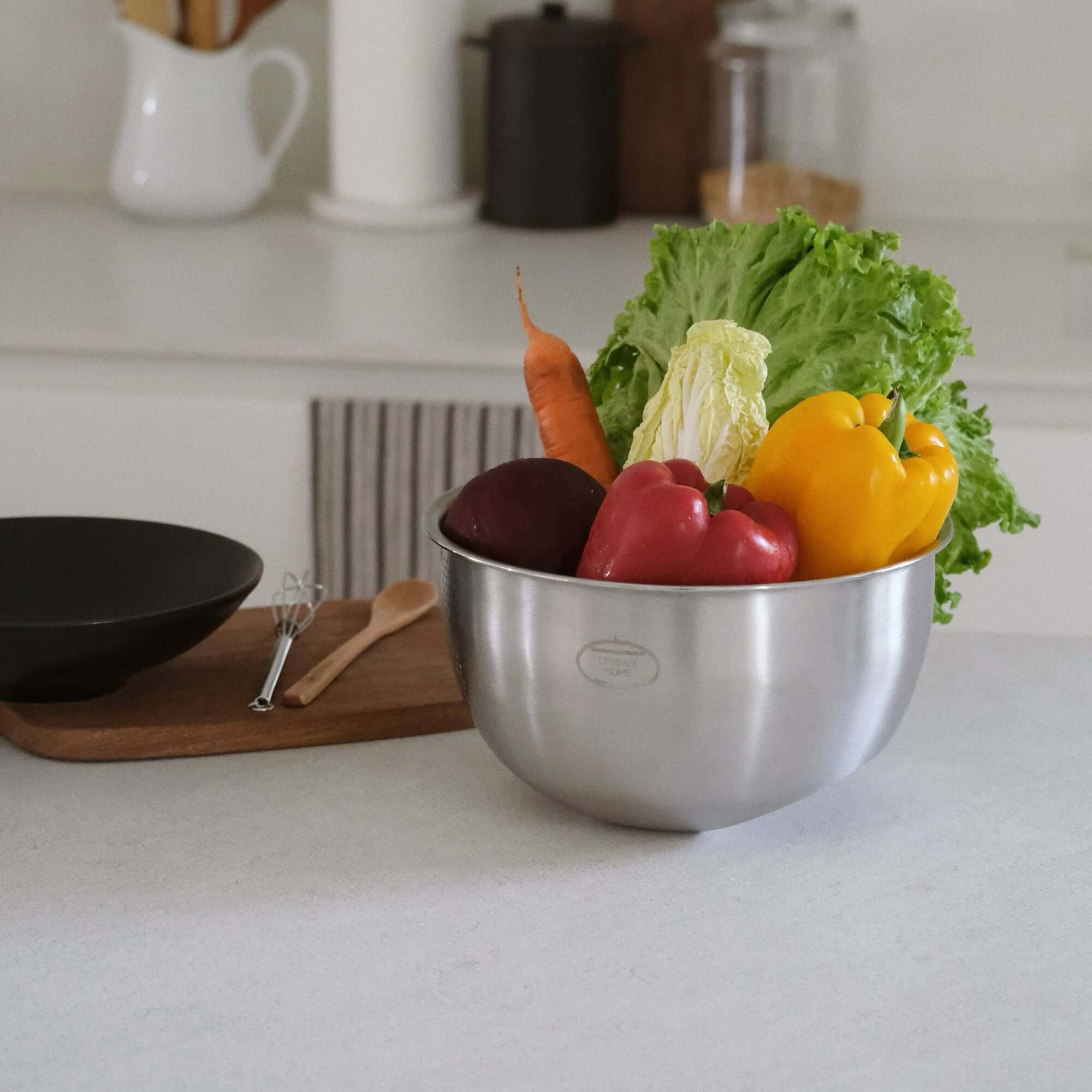 ubenkaku stainless steel pasta strainer