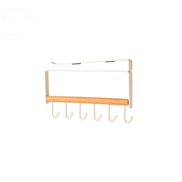 ubenkaku under cabinet kitchenware hanger cream color